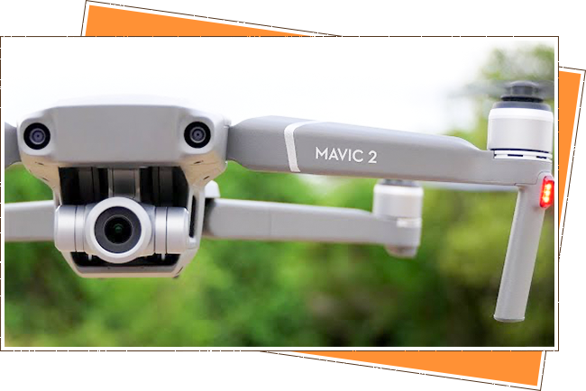 稼働中のドローン